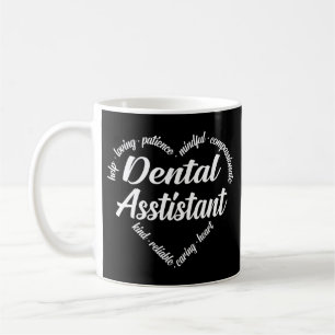 Mug Dental Assistant Heart Word Cloud