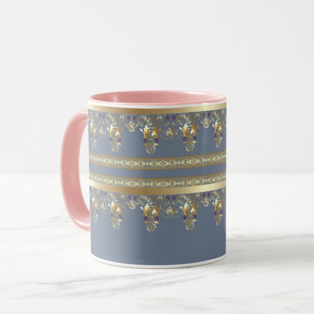 Mug Dentelle dorée (Devant gauche)