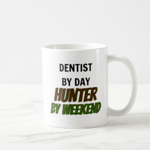 Mug Dentiste par chasseur de jour par week-end