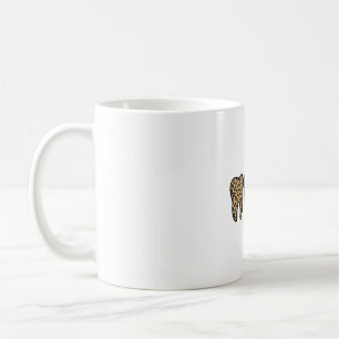 Mug Dentiste Patriotique Dent Vêtement Vintage Léopard