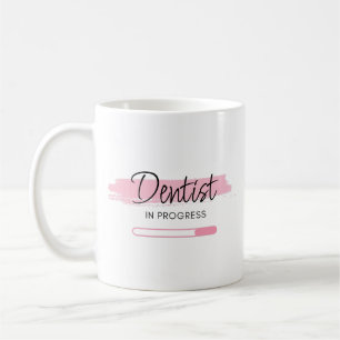 Mug Dentiste Personnalisé En Cours – Pinceau Rose