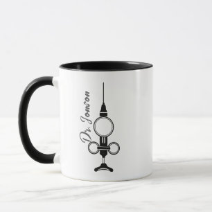Mug Dentiste personnalisé   Nom personnalisé   Dentist