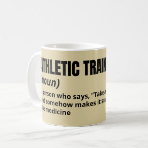 Mug d'entraînement sportif avec définition amusant