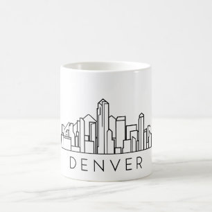 Mug Denver Skyline - Design Cityscape