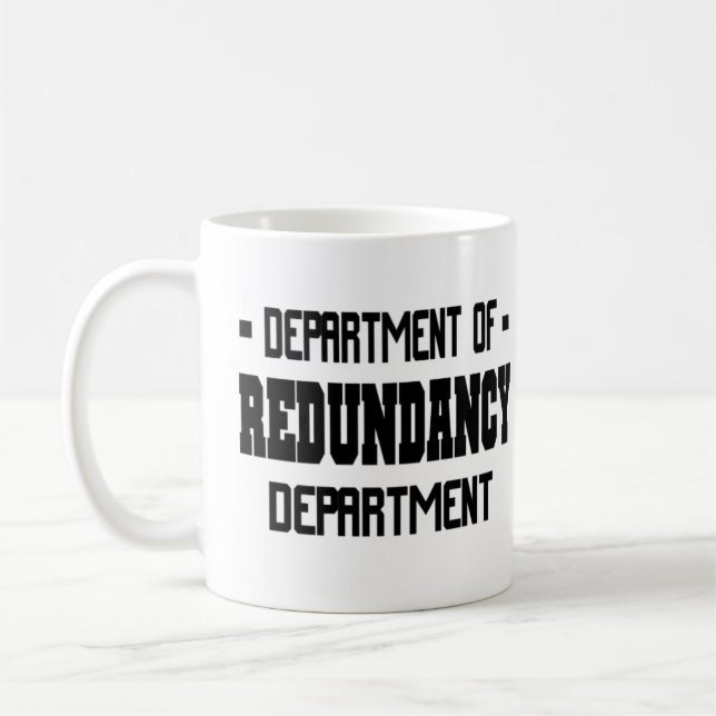 Mug Département de département de redondance (Gauche)