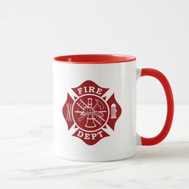 Mug Département du feu/tasse croix maltaise de (Droite)