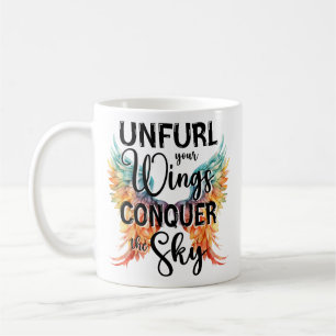 Mug Déployez vos ailes conquérir le ciel, Motivationne