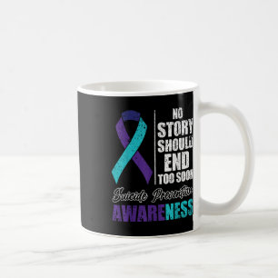 Mug Dépression suicidaire Aucune histoire ne devrait m