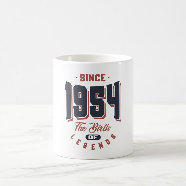 Mug Depuis 1954 La Naissance Des Légendes Cadeaux Anni (Centre)