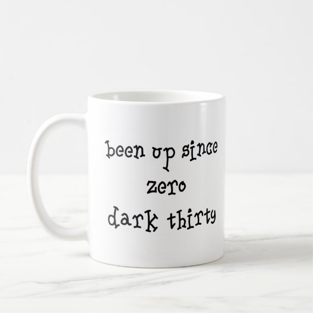 Mug depuis zéro foncé trente (Gauche)