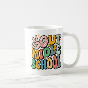 Mug Dernier Jour De Chemise De L'École Secondaire Paix