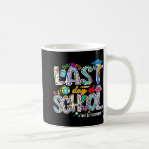 Mug Dernier Jour D'école 2024 Bonjour L'été Garçons Fi