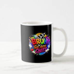 Mug Dernier jour d'école ambiance estivale plage bruh