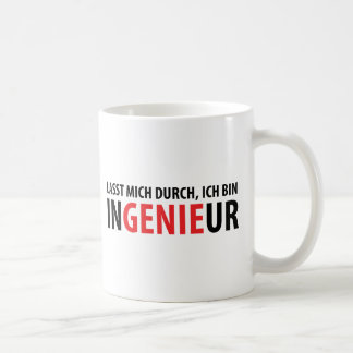 Mug Dernier mich duch bin Ingenieur