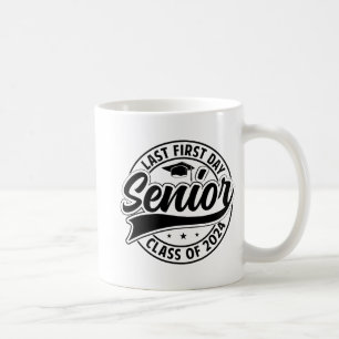 Mug Dernier Premier Jour Senior 2024 Retour À L'École 