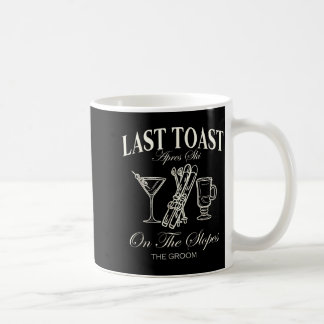 Mug Dernier toast sur les pentes célibataire ski maria