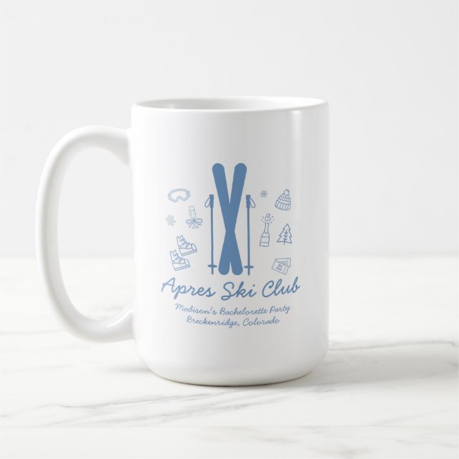 Mug Dernier Toast Sur Les Pistes Enterrement Vie de Je (Gauche)
