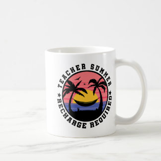 Mug Dernière journée École Chemise Enseignant été Rech