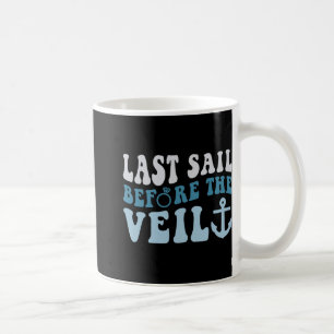 Mug Dernière voile avant la mariée voilée nautique Bac