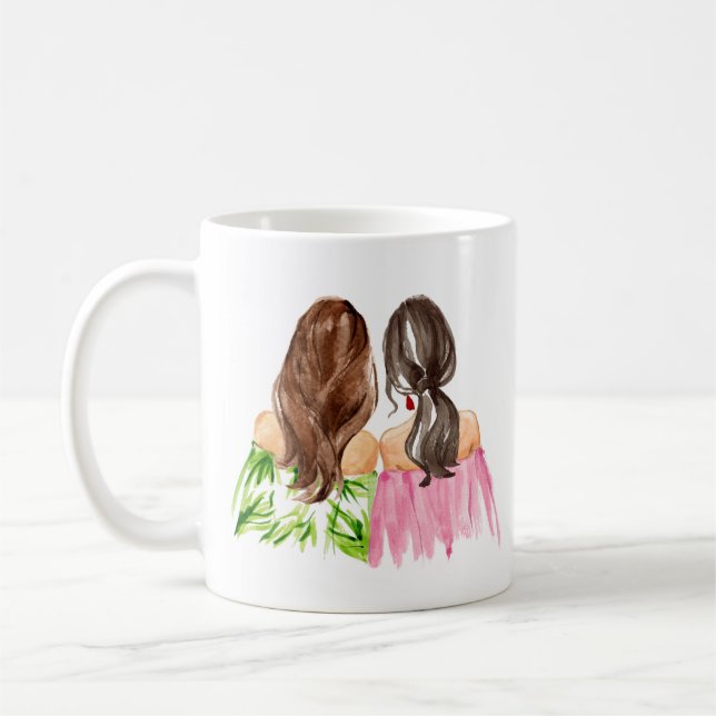Mug Des amis pour toujours offrir du BFF à la musique (Gauche)
