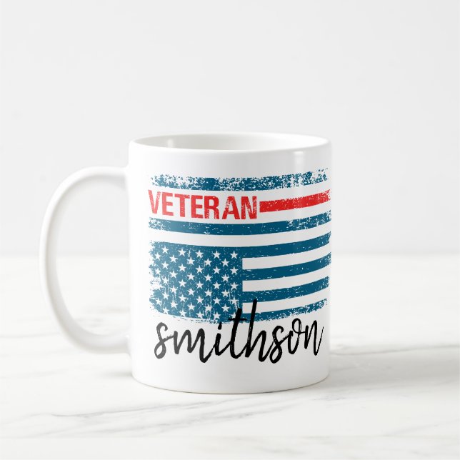Mug des anciens combattants | Coupe patriotique de (Gauche)