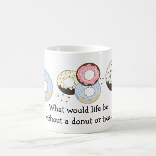 Mug Des beignets avec de mignons mots