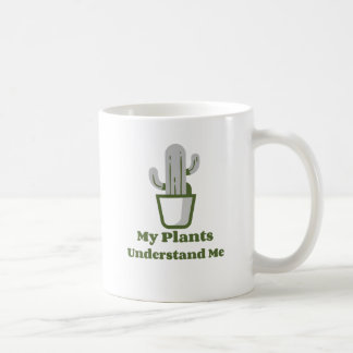 Mug Des cactus verts simples en pot