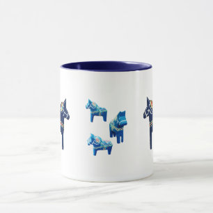 Mug des Chevaux Dala Bleus