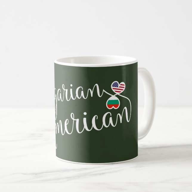 Mug des Coeurs enmêlés bulgares américaines (Devant droit)