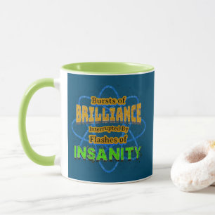 Mug Des éclats de brillance d'Humour de folie
