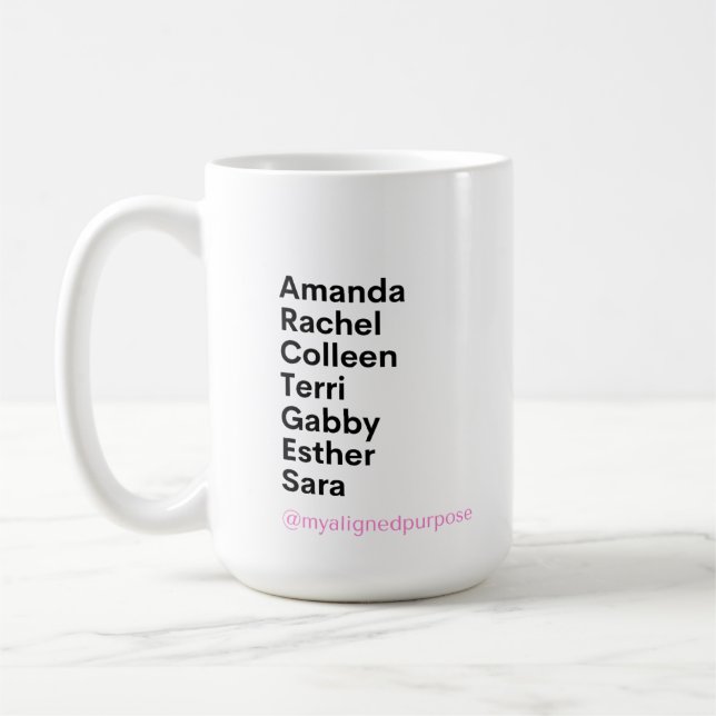 Mug des femmes puissantes à haute visibilité (Gauche)