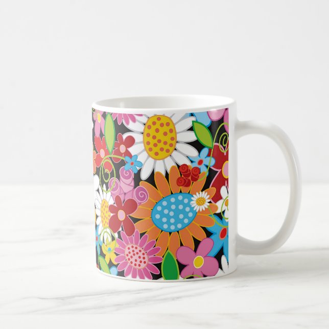 Mug des fleurs de printemps (Droite)