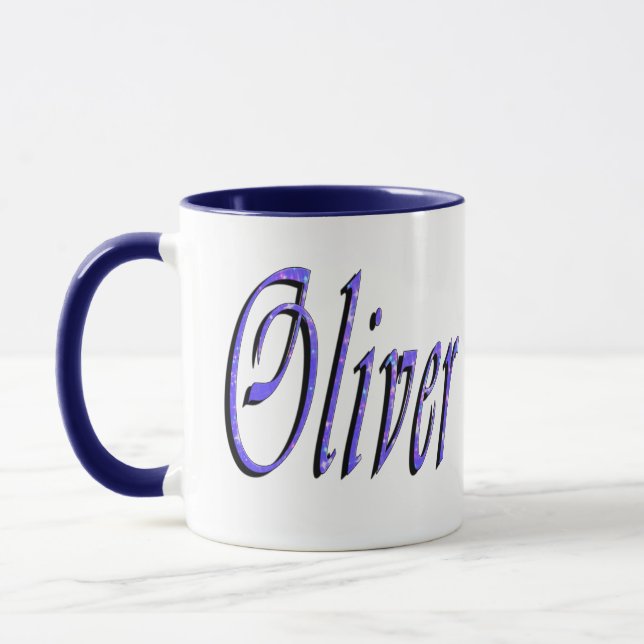 Mug Des Garçons Appelés Oliver, (Gauche)