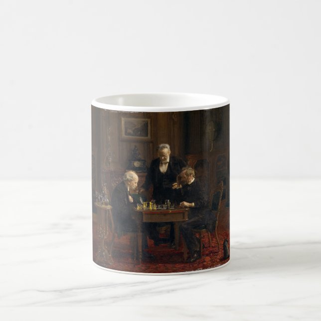 Mug Des gentillesses jouent à un jeu d'échecs (Thomas  (Centre)