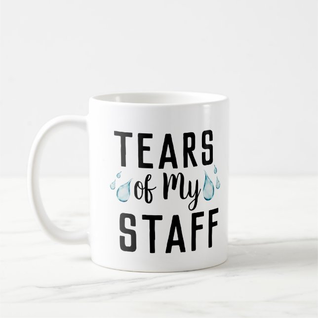 Mug Des larmes de mon personnel le meilleur employé ja (Gauche)