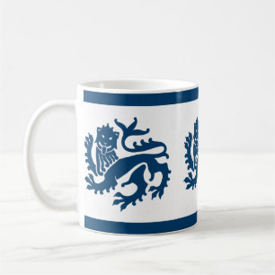 Mug des Lions de la Renaissance Gothique Bleue