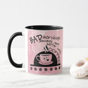 Mug Des Matins Inspirants Mieux Avec Du Café