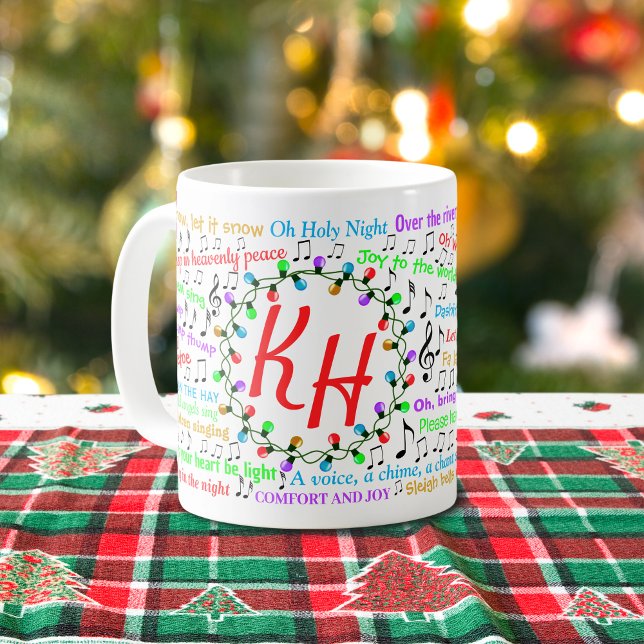 Mug des paroles de Noël (Créateur téléchargé)