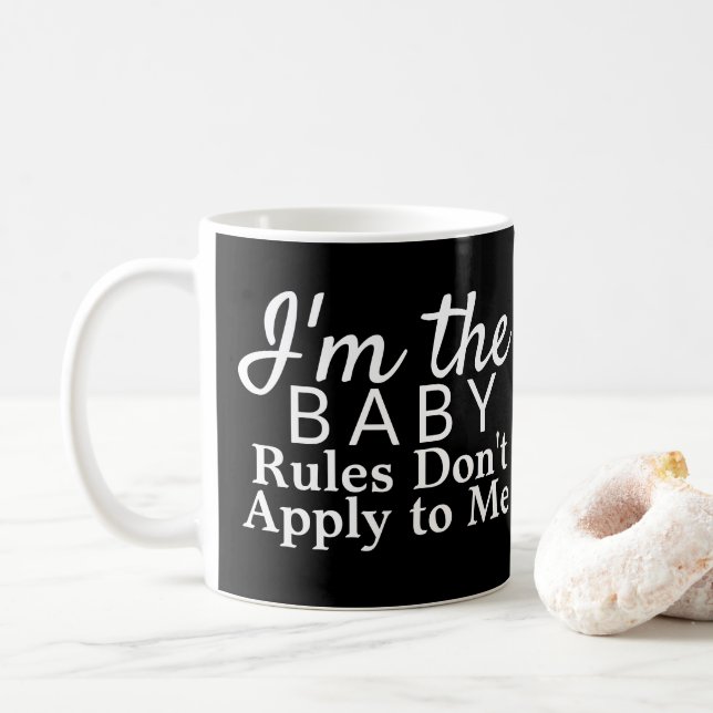Mug Des règles drôles de rivalité fraternelle je suis (Avec donut)