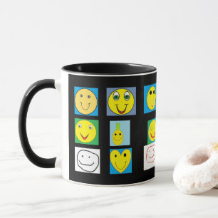 Mug Des visages heureux