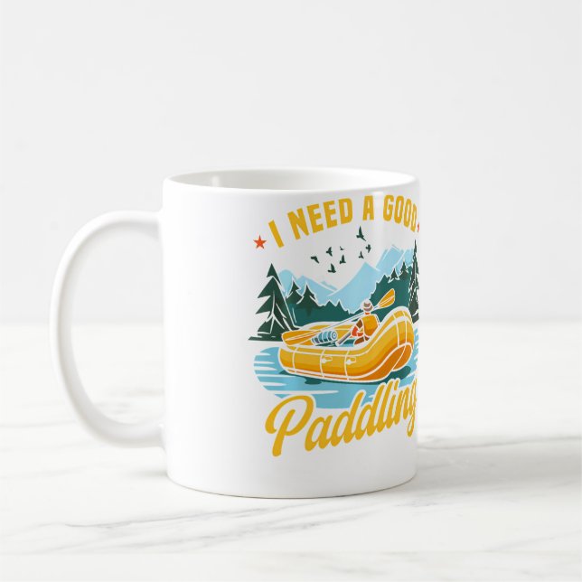 Mug Descente en rivière en eaux vives (Gauche)