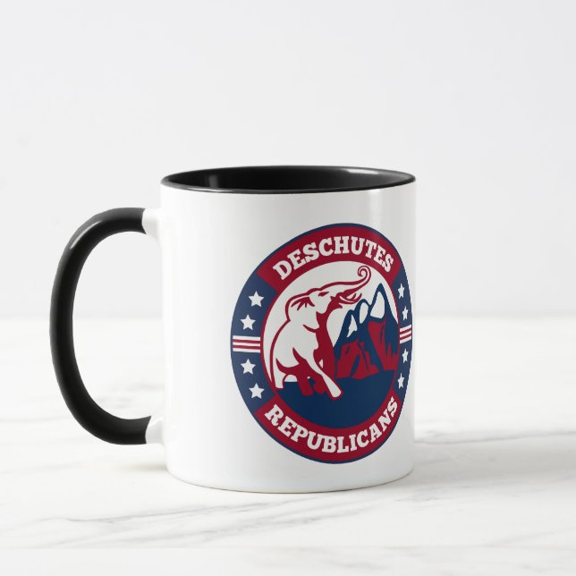 Mug Deschutes Républicains 2023 NOUVELLE Coupe de café (Gauche)