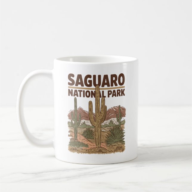 Mug Désert de Sonoran Parc national du Saguaro (Gauche)