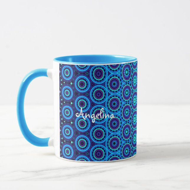 Mug Design Cercle bleu (Gauche)