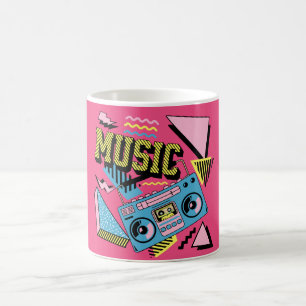 Mug Design de boite de musique de style rétro