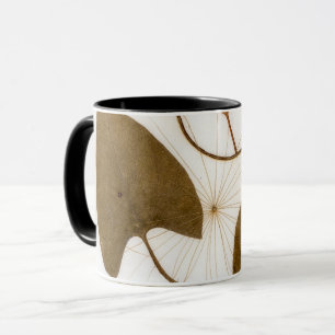 Mug Design de feuille pressée du milieu du XXe siècle