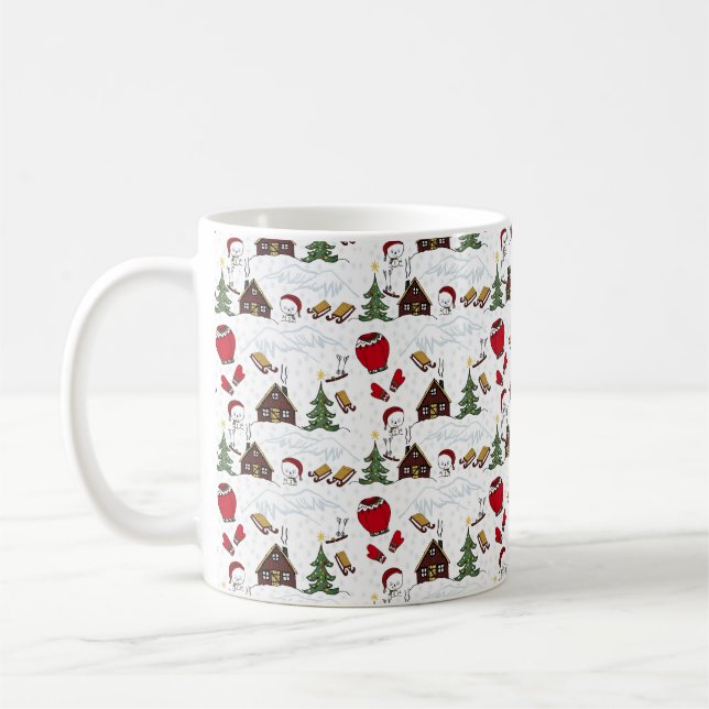 Mug Design de Noël (Gauche)