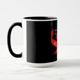 Mug Design d'Istanbul avec une citation d'amour biling