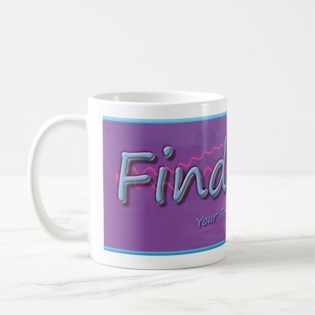 Mug Design du logo FindWave pour émouvoir l'imaginatio (Gauche)