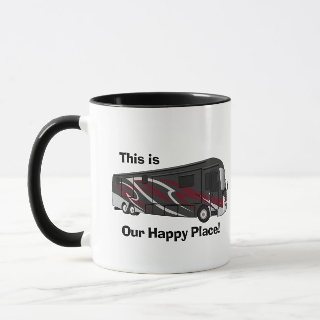 Mug Design Entegra Aspire Red Happy Place (Gauche)